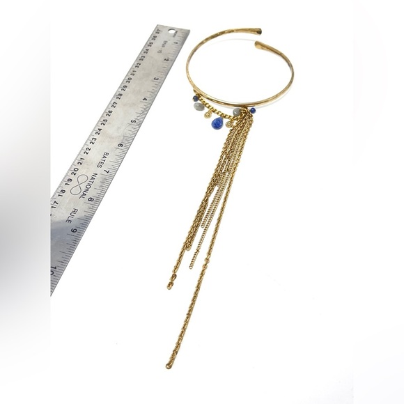 New Free People Boundary Arm Band Gold Stones - Picture 7 of 7